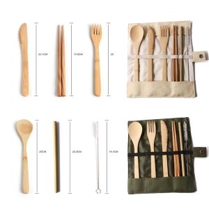 Bamboo Cutlery Set Dinnerware