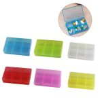 Translucent Case Pill Storage Jewelry Box