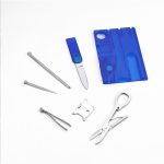 8-piece set of multifunctional outdoor tool cards