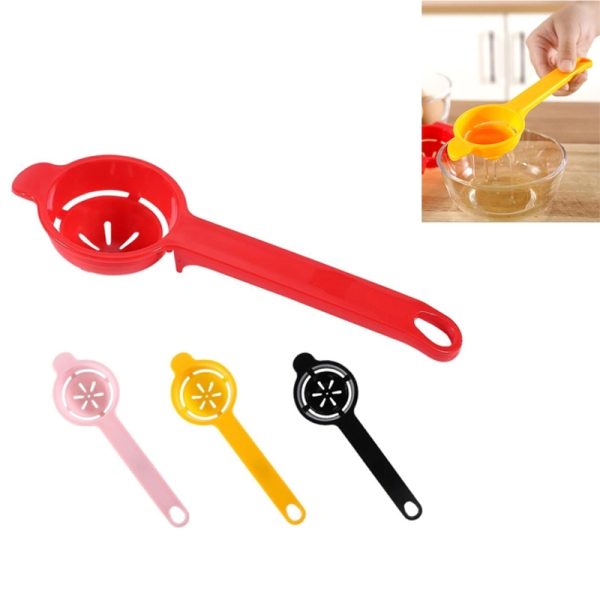 Extended Handle Plastic Egg White Separator