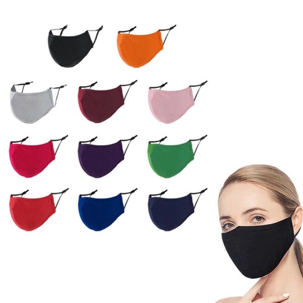 4-layer Reusable Cotton Face Mask With Pocket For Filter