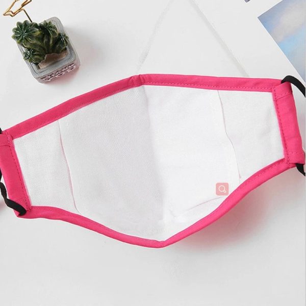 4-layer Reusable Cotton Face Mask With Pocket For Filter