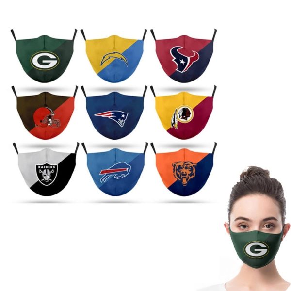 2-layer Sublimation Face Mask With Pocket For Filter