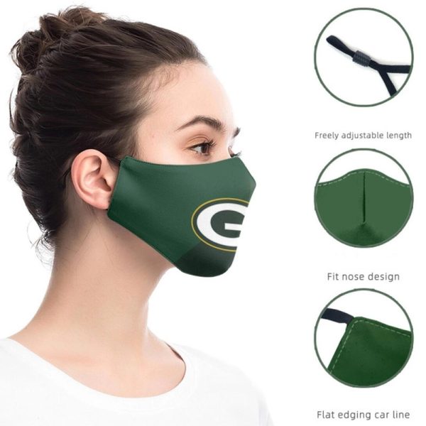 2-layer Sublimation Face Mask With Pocket For Filter