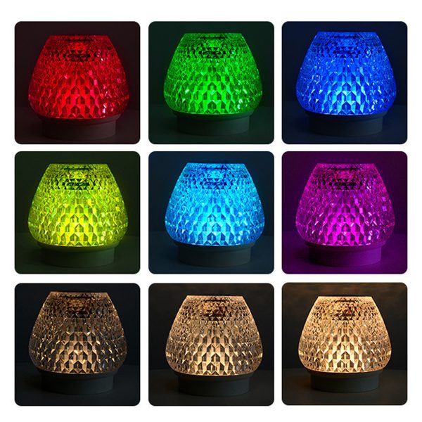 LED Bluetooth Speaker Crystal Desk Lamps