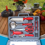 Outdoor Camping Kitchen Knife And Scissors 7-Piece Set