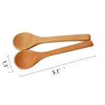 5'' Bamboo Wooden & Sugar Seasoning Salt Spoon