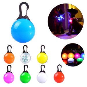 Clip-on Pet Collar Pendant Safety Light