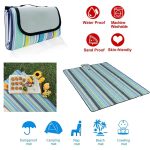 Outdoor Waterproof Backing Foldable Picnic Blanket- Large