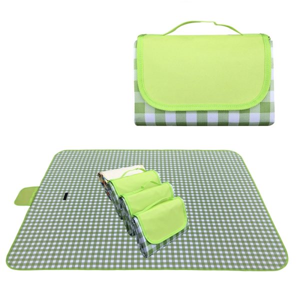 Outdoor Waterproof Backing Foldable Picnic Blanket- Large