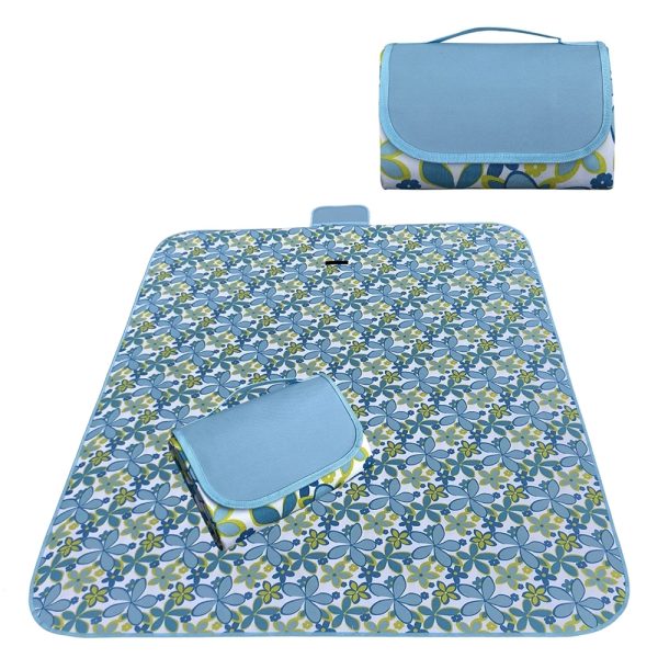 Outdoor Waterproof Backing Foldable Picnic Blanket- Large