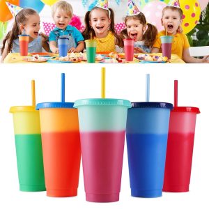 24oz Reusable Color Changing Cups