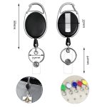 Retractable Badge Reel Key Chain