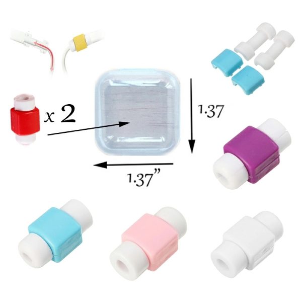 2pcs Charger Cable Protector Data Line Cover