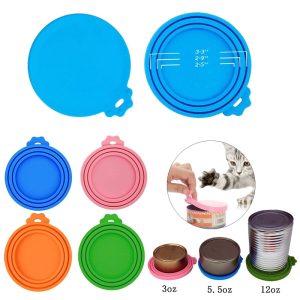 Silicone Dog Cat Pet Food Can Lid Cover