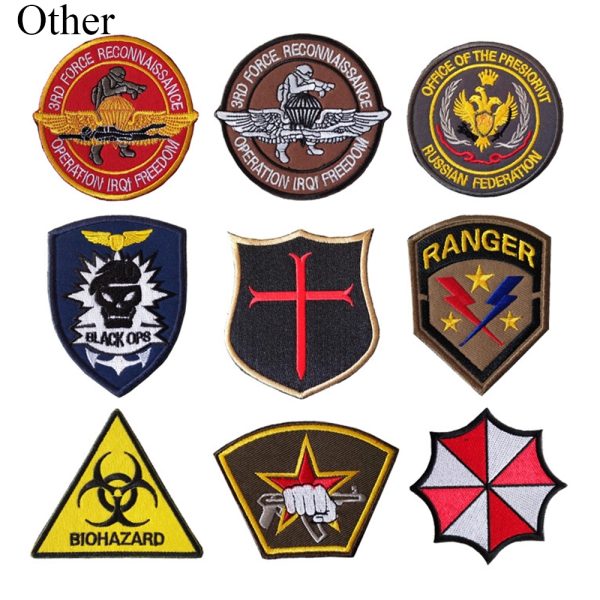 Custom Embroidered USA Flag Patches