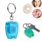 16yd Tooth Shaped Dental Floss With Keychain