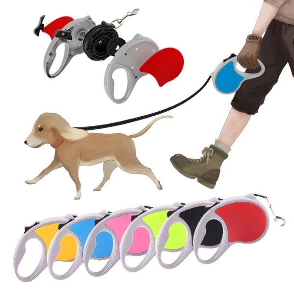 16' Retractable Dog Leash with Anti-Slip Handle