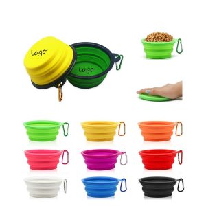 Collapsible Pet Bowl With Carabiner