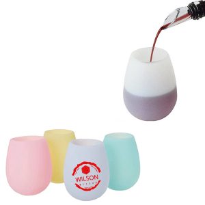 14oz Portable Silicone Wine Glass