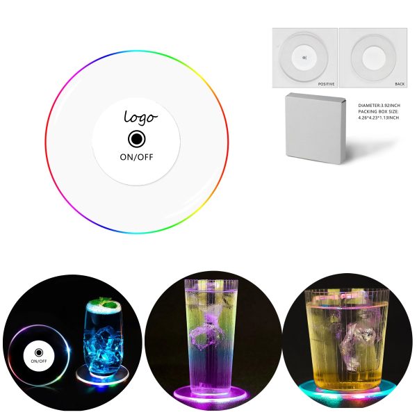 LED Luminous Acrylic Coaster