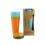 24oz Color Changing Reusable Straw Tumbler