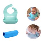 Silicone Baby Bibs Easily Wipe Clean