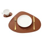 Leather Placemats and Coasters Set