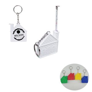 3Ft. House Tape Measure Keychain