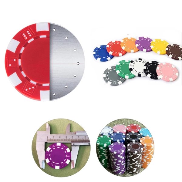 ABS Dice Striped Poker Chips 11.5 gram