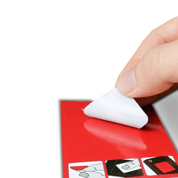 Sticky Screen Cleaner Microfiber Cleaning Sticker w/ Busines