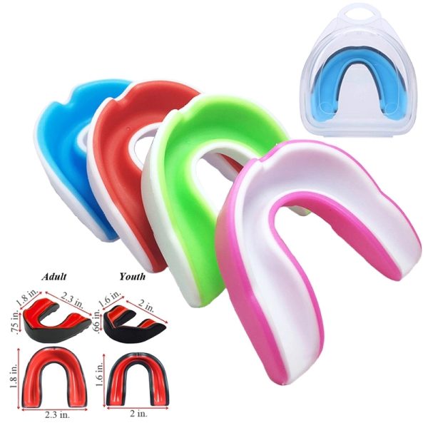 Sport Mouth Guard Teeth Braces Mouldable Gum Shield