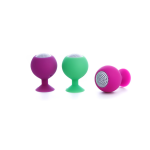 Creative Mini Suction Cup Wine Glass Speaker