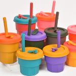 14Oz Silicone Straw And Lid Bpa Free Kinder Cup