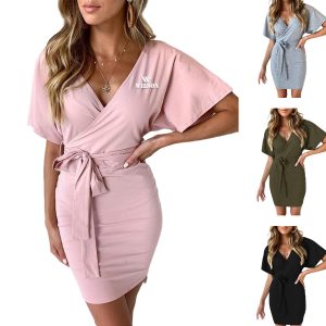 Women's V Neck Summer Dress