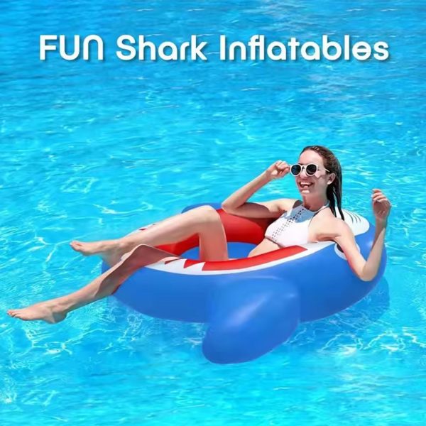 Inflatable Shark Wwimming Ring