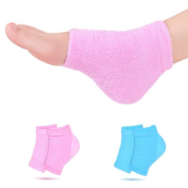 Comfortable Soft Moisturizing Fuzzy Sleep Gel Heel Sock