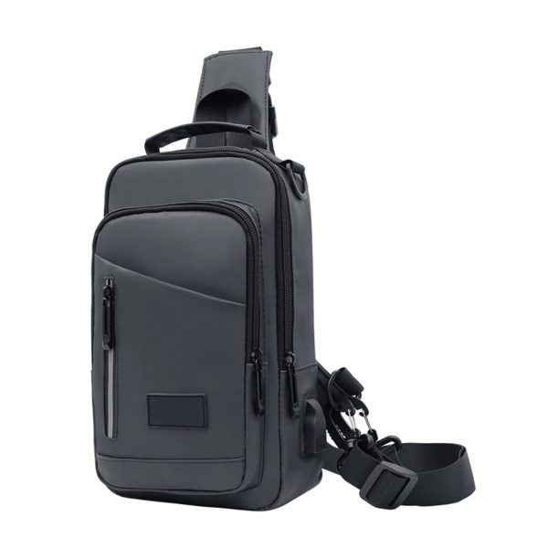 Multifunctional waterproof sports reflective crossbody bag