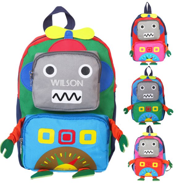 Oxford robot Kindergarten Kid’s Backpack