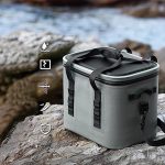 Vehicle mounted camping cooler insulated bag