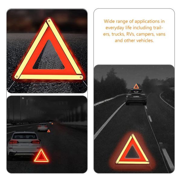 Traffc Foldable Safety Warning Triangle