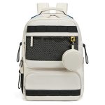 Nylon men's casual backpack with mini bag