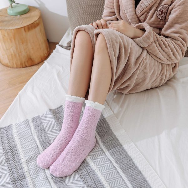 Anti Slip Plush Grip Socks