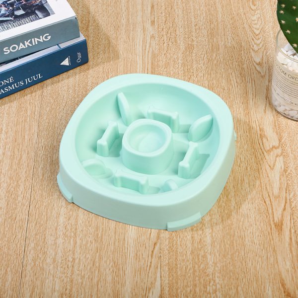 Plastic Dog Bowls Slow Feeder for Fast Eaters