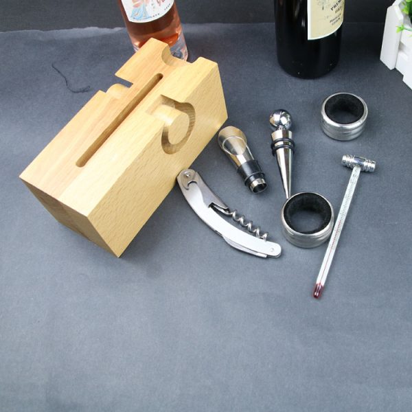 Wine Bottle Opener Set With Wood Box