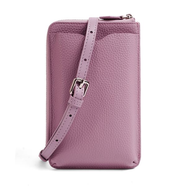 Genuine Leather Small Phone Pouch Crossbody Bag