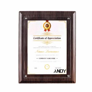 Certificate Diploma Sturdy Made Of Solid Wood Frame