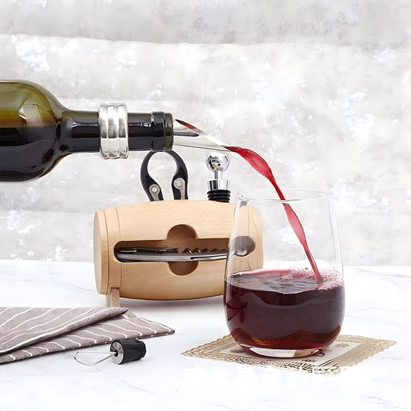 Bamboo Barrel Wine Set