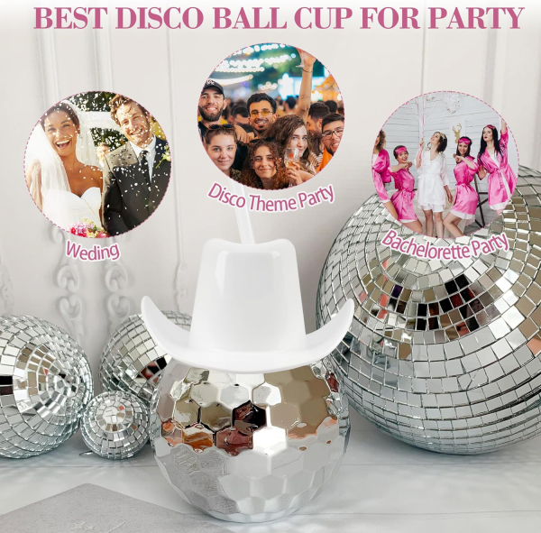 20 Oz Party Decorations Disco Ball Cup