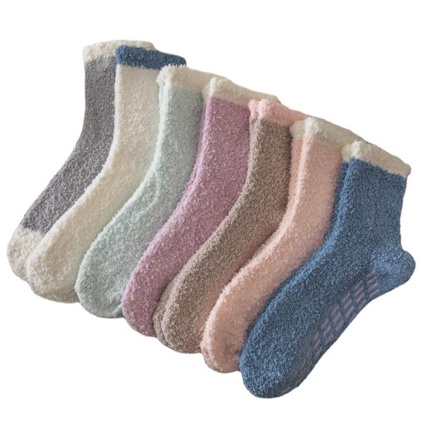 Anti Slip Plush Grip Socks